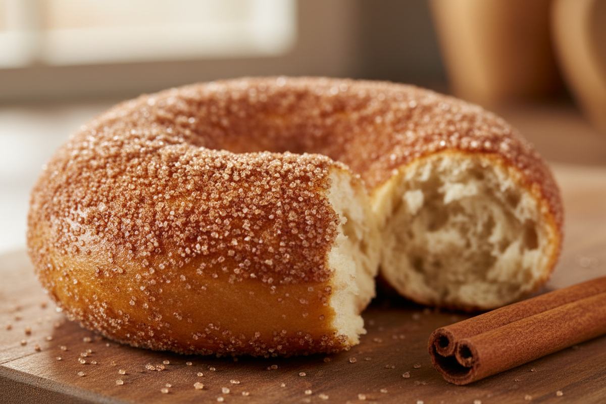 focus on the cinnamon sugar a little bit more, but keep the cinnamon stick